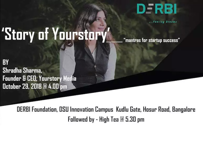 Story of Yourstory Addressed by Ms. Shradha Sharma, Founder and CEO of Yourstory Media