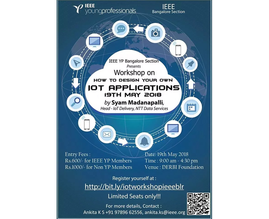 How to Design your own IoT Applications @ DERBI Foundation on 19th May 2018